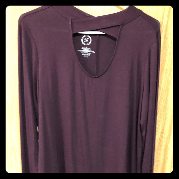 Long sleeve wine colored shirt - Picture 1 of 2